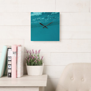 Horloge Carrée Glam sous-marin piscine 2