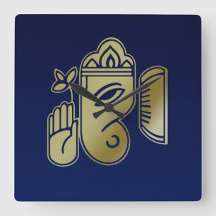 Horloge Carrée Gold Goddess