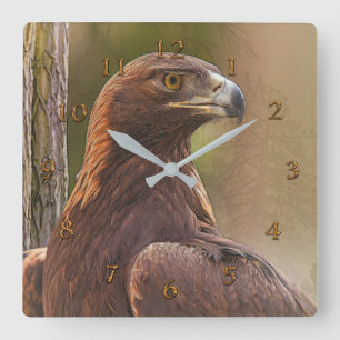 HORLOGE CARRÉE GOLDEN EAGLE "VOYAGER"