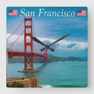Horloge Carrée Golden Gate Bridge