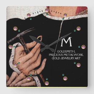 HORLOGE CARRÉE GOLDSMITH,PRECIOUS METALWORKER,GOLD JEWELRY ART