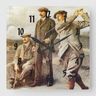 Horloge Carrée Golf vintage