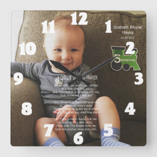 HORLOGE CARRÉE GRAHAM R HAYES