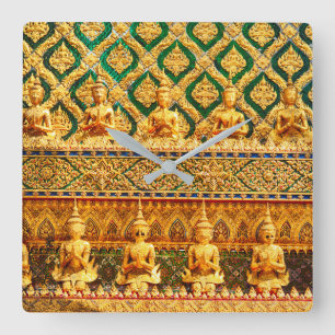 Horloge Carrée Grand Palais De Bangkok, Thaïlande