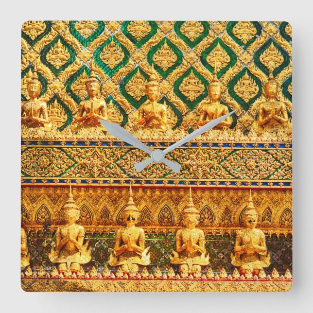 Horloge Carrée Grand Palais De Bangkok, Thaïlande (Recto)