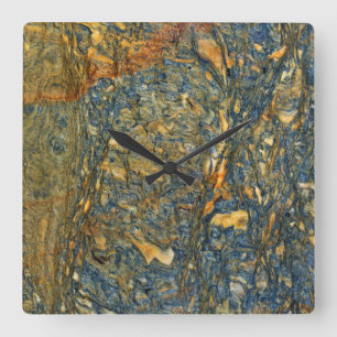 Horloge Carrée Granite Stone Pattern