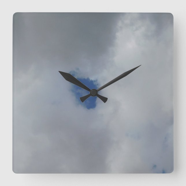 HORLOGE CARRÉE GRAPHIQUE ET CONCEPTION (Recto)