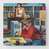 Grenouille dans la bibliothèque
