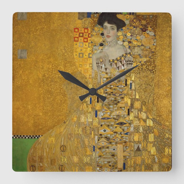 Horloge Carrée Gustav Klimt - Adele Bloch-Bauer I (Recto)