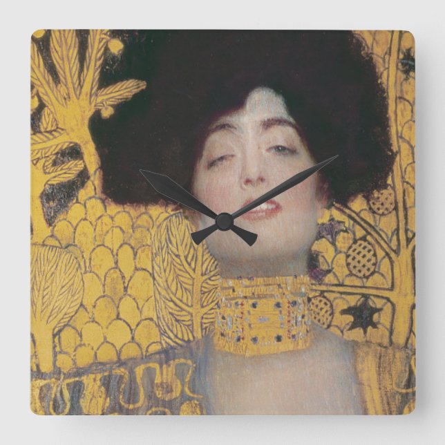 Horloge Carrée Gustav Klimt | Judith (Recto)