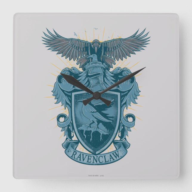 Horloge Carrée Harry Potter | Crête de Ravenclaw (Recto)