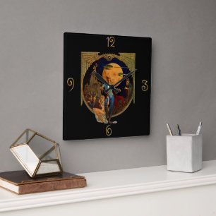 Horloge Carrée Héros de la science-fiction