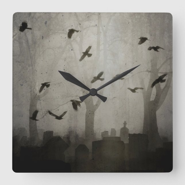 Horloge Carrée Heure gothique (Recto)