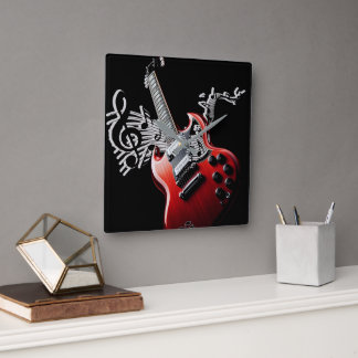 Horloge Carrée Hits musicaux d'aujourd'hui