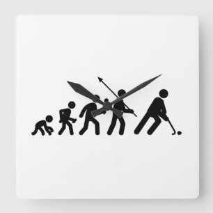 Horloge Carrée Hockey de champ