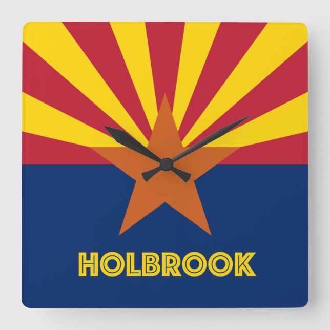 Horloge Carrée Holbrook (Recto)