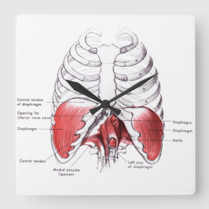 Horloge Carrée Horaires de salle de massage