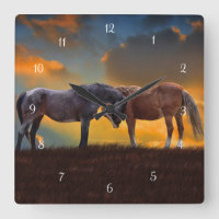 Horses Fantasy Surreal Sunrise Palomino Roan