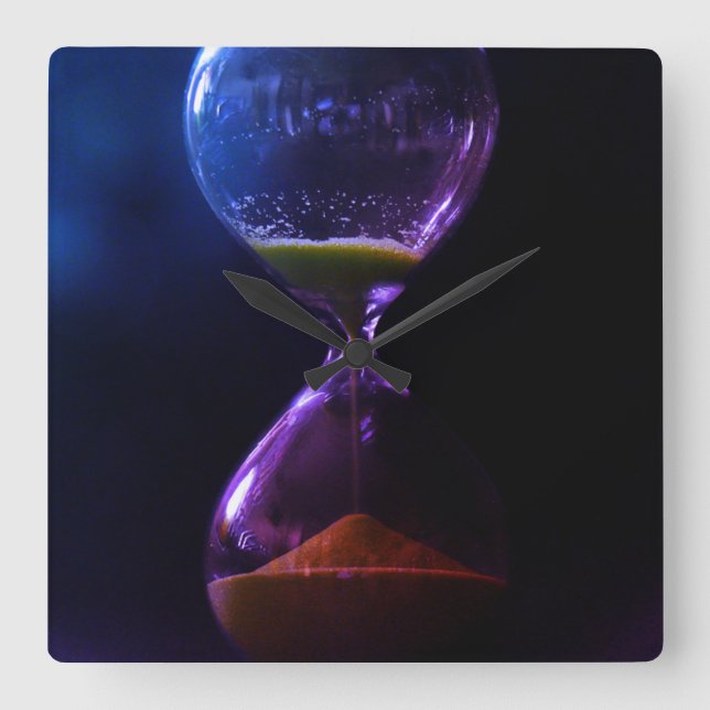 HORLOGE CARRÉE HOURGLASS SOMBRE (Recto)