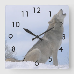 Horloge Carrée Howling