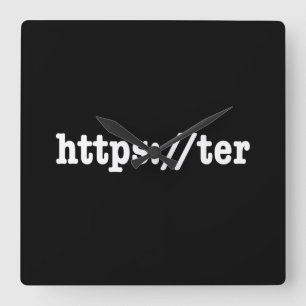 Horloge Carrée https://ter / code html