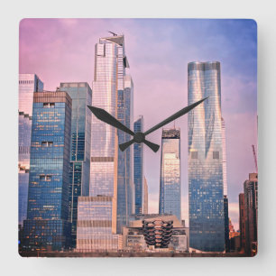 Horloge Carrée Hudson Yard Manhattan New York City