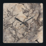 Horloge Carrée I floral tatoué<br><div class="desc">Floral</div>