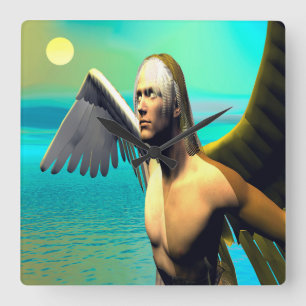 Horloge Carrée Icarus