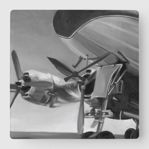 Horloge Carrée Icône d'aviation