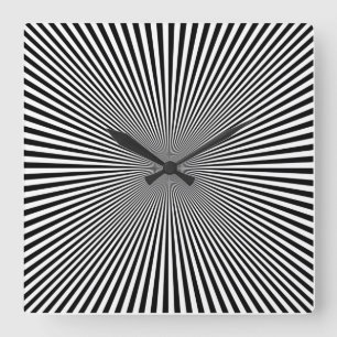 Horloge Carrée illusion-d-optique