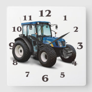 Horloge Carrée Image tracteur pour Carré-Mur-Horloge
