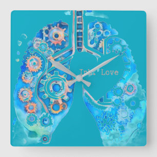 Horloge Carrée Inh. Love 5 Agenda