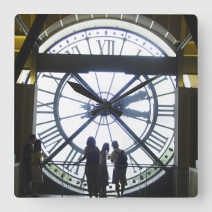 Horloge Carrée Intérieur d'Orsay de Museé d'image retournée