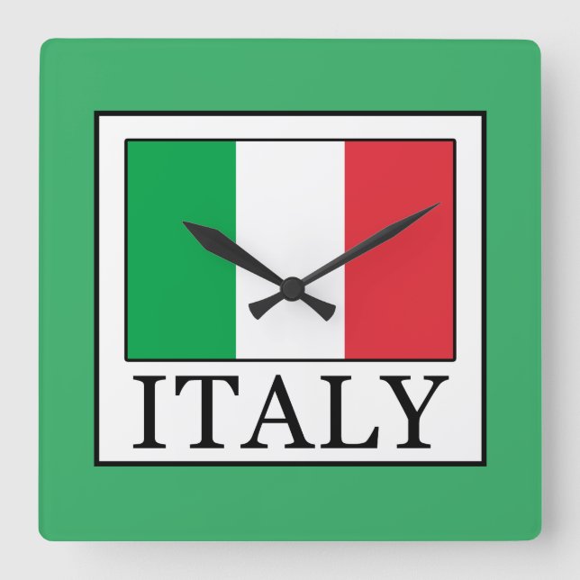 Horloge Carrée Italie (Recto)