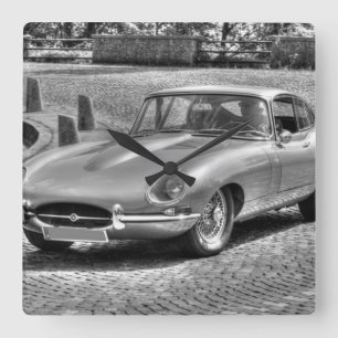 Horloge Carrée Jaguar E-Type