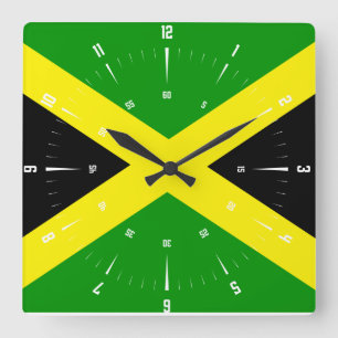Horloge Carrée Jamaica square wall clock