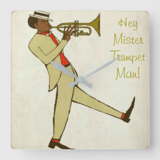 Horloge Carrée Jazz clock