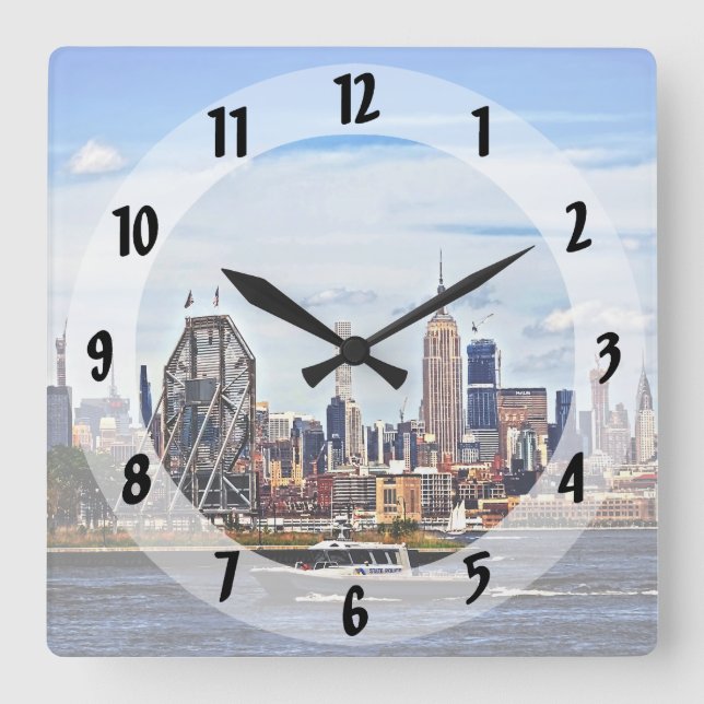 Horloge Carrée Jersey City (Recto)