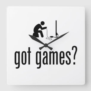Horloge Carrée Jeux