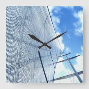 Horloge Carrée Jib Sail and Mast Picture