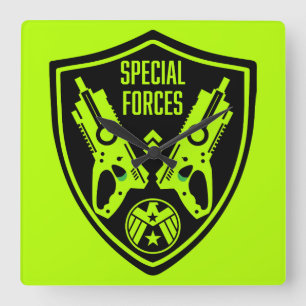 Horloge Carrée Jouet pour enfants Bataille d'armes à feu