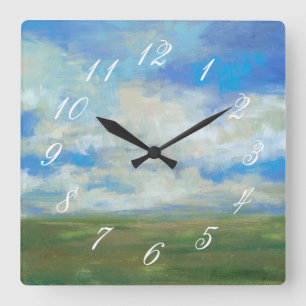 Horloge Carrée Jour lumineux I