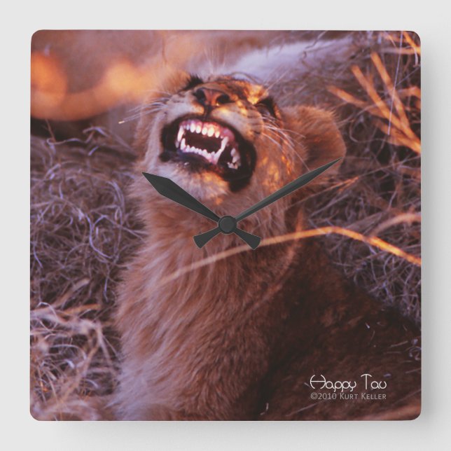 Horloge Carrée Joyeux Tau (Recto)