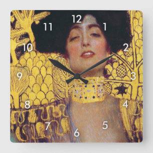 Horloge Carrée Judith (Dame en or), Gustav Klimt