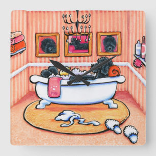 Horloge Carrée Juste 5 minutes supplémentaires