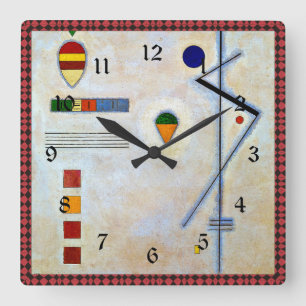 Horloge Carrée Kandinsky