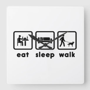 Horloge Carrée Kelpie australien