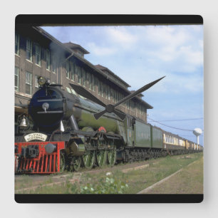 Horloge Carrée L&N 4-6-2 avec "Flying Scotsman_Trains