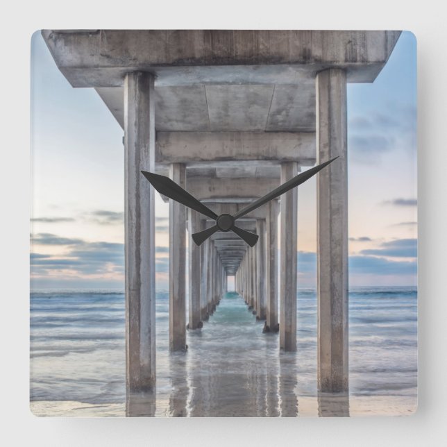 Horloge Carrée La Jolla, Scripps Pier (Recto)