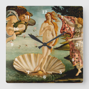 Horloge Carrée La naissance de Vénus Botticelli